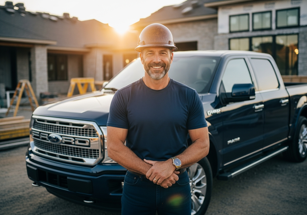 Brendon Zerkle, owner of Zerkle Construction, on a roofing and siding project in Stockton, MO